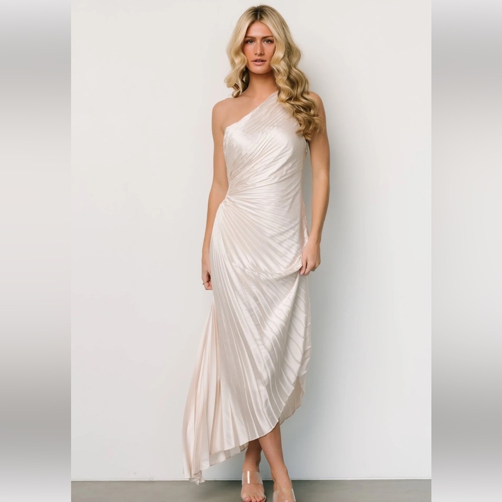 Baltic Born Asymmetrical Cream Dress